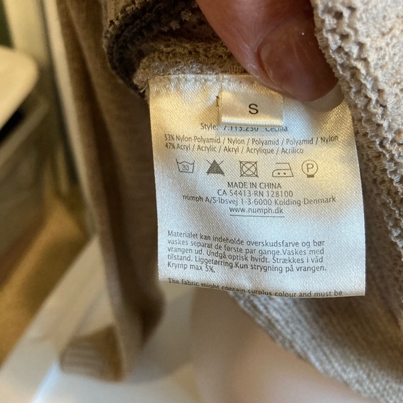 Anthropology Numph light knit geometric sweater - Picture 7 of 7